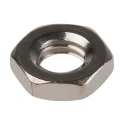 RS PRO Plain Stainless Steel Hex Nut M4 Half DIN 439 122-4401