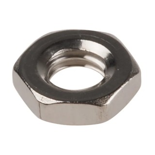 RS PRO Plain Stainless Steel Hex Nut M4 Half DIN 439 122-4401