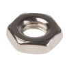 RS PRO Plain Stainless Steel Hex Nut M4, Half Height, DIN 439B 122-4409