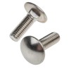 RS PRO Plain Stainless Steel Coach Bolt M8 x 25 mm, Square Neck, A2 Grade, DIN 603, 122-4425