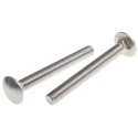 RS PRO Plain Stainless Steel Coach Bolt M10 x 90mm, Square Neck, A2 Grade, DIN 603, DIN 304 122-4441