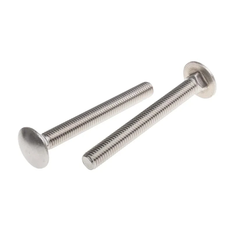 RS PRO Plain Stainless Steel Coach Bolt M10 x 90mm, Square Neck, A2 Grade, DIN 603, DIN 304 122-4441
