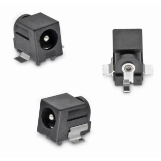 Wurth Elektronik WR-DC Right Angle DC Power Socket, PCB Mount, 5A, 24V, 9mm Length, Gold/Tin, 694106105102