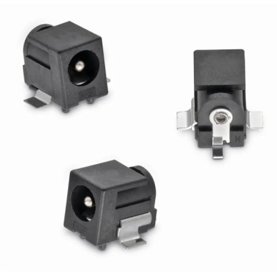 Wurth Elektronik WR-DC Right Angle DC Power Socket, PCB Mount, 5A, 24V, 9mm Length, Gold/Tin, 694106105102