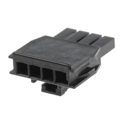 Molex Nano-Fit Female Connector Housing 2.5 mm Pitch, 4 Way, 1 Row Straight 105307-1204