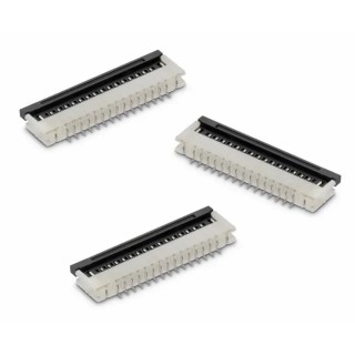Wurth Elektronik WR-FPC 1 mm Pitch 24 Way Horizontal Female FPC Connector Solder 686124148922