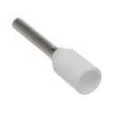 JST Insulated Crimp Bootlace Ferrule, 8 mm Pin Length, 1 mm Pin Diameter, Polypropylene, White, FTR0.5-8