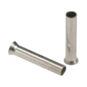 JST WE1-10 Uninsulated Crimp Bootlace Ferrule, 10 mm Pin Length, 1.4 mm Pin Diameter, Copper, 18 AWG