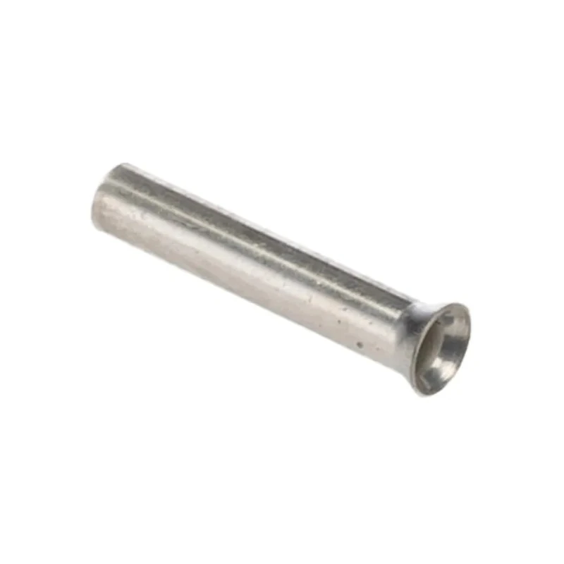 JST WE1-10 Uninsulated Crimp Bootlace Ferrule, 10 mm Pin Length, 1.4 mm Pin Diameter, Copper, 18 AWG