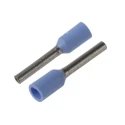 JST GWE Insulated Crimp Bootlace Ferrule 0.8mm Pin Diameter, 6mm Pin Length, Polypropylene, Light Blue, 24 AWG, GWE0.25-6