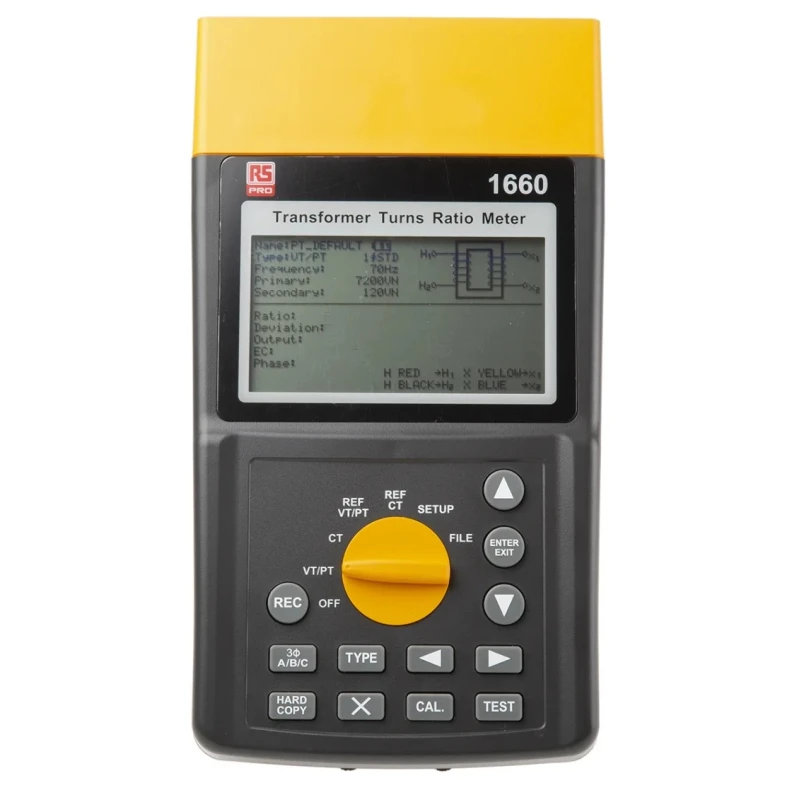 RS Pro Transformer Turns Ratio Meter 34 Vrms Lithium-ion Bluetooth 122-5408