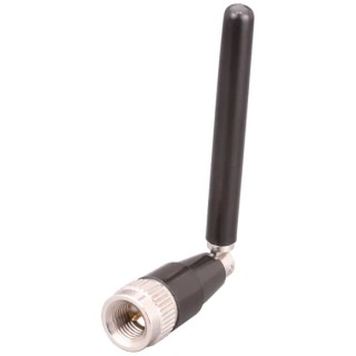 Linx Multi-Band Antenna Whip Type with SMA RP Connector, 2.4 GHz–7.13 GHz, Bluetooth BLE/WiFi, Monopole ANT-W63-MON-RPS