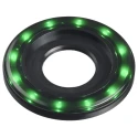 APEM LED Indicator Green, Panel Mount, IP67, Lead Wire, 22.2 mm, 12–24V DC QH22L28GC