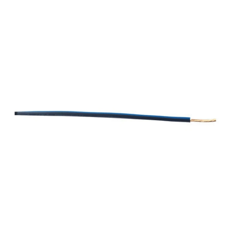RS PRO Blue, Black Hook Up Wire 57 x 0.15 mm 30 m PVC 600V Flame Retardant 122-5865