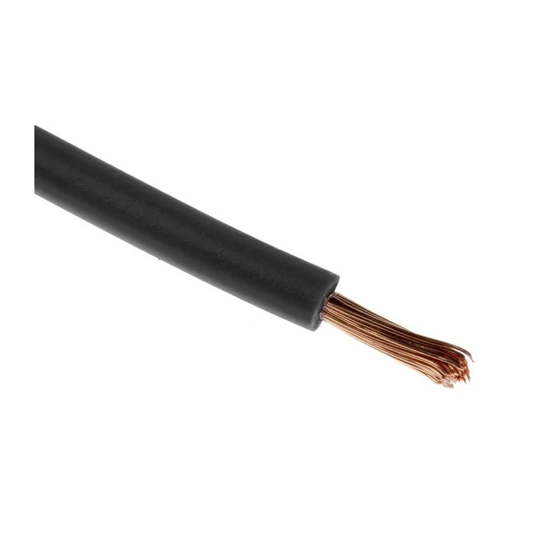RS PRO Black Hook Up Wire, 175 x 0.15 mm Strands, 30 m, PVC Insulation, 600V, Flame Retardant 122-5886