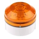 Moflash LED195 Series Amber Beacon 30V AC/DC Flashing Rear, LED Bulb, IP65 LED195-02WH-01