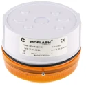 Moflash LED195 Series Amber Beacon 30V AC/DC Flashing Rear, LED Bulb, IP65 LED195-02WH-01