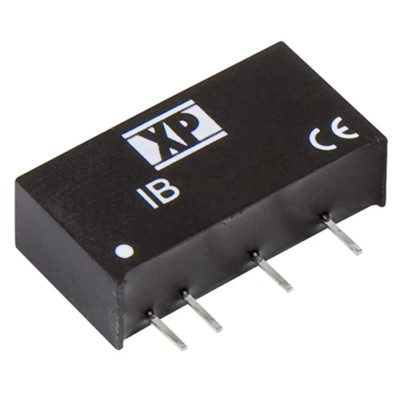 XP Power IB0505S Isolated DC/DC Converter, 1W, 5V DC Output, 600mA, 3–9V Input, Through Hole SIP, 7-Pin, IB Series