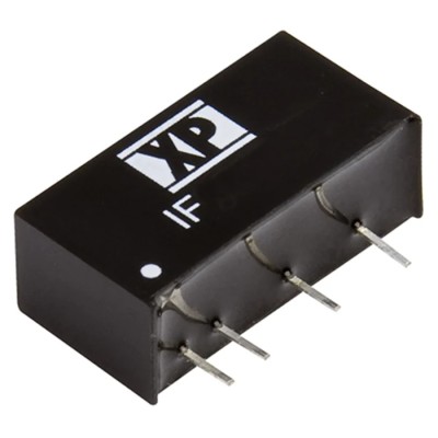 XP Power DC-DC Converter IF0505S, 5V DC Output, 600mA, 9V/3V Input, 1W, SIP, Through Hole, 7-Pin, -40°C to 85°C
