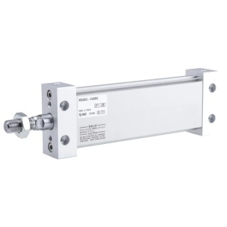 SMC Pneumatic Piston Rod Cylinder, 100 mm Stroke, Double Acting, Aluminium Alloy Body, MU Series MDUB25-100DMZ