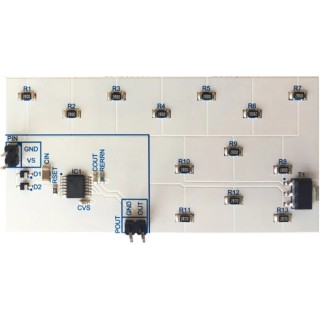 Infineon BPLUSOFFLOADBOARDTOBO1 LED Driver Evaluation Board for TLD1114-1EP, LITIX Basic, 8–16V, 360mA Linear Topology