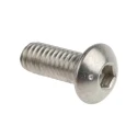 RS PRO Bright Zinc Stainless Steel Hex Socket Cap Screw, Hex Socket, M4 x 10 mm 232-8186