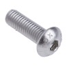 RS PRO Bright Zinc Stainless Steel Hex Socket Cap Screw M5 x 16 mm ISO 7380 Grade 10.9 232-8243