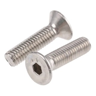 RS PRO Plain Stainless Steel Hex Socket Countersunk Screw M5 x 20 mm 232-8439