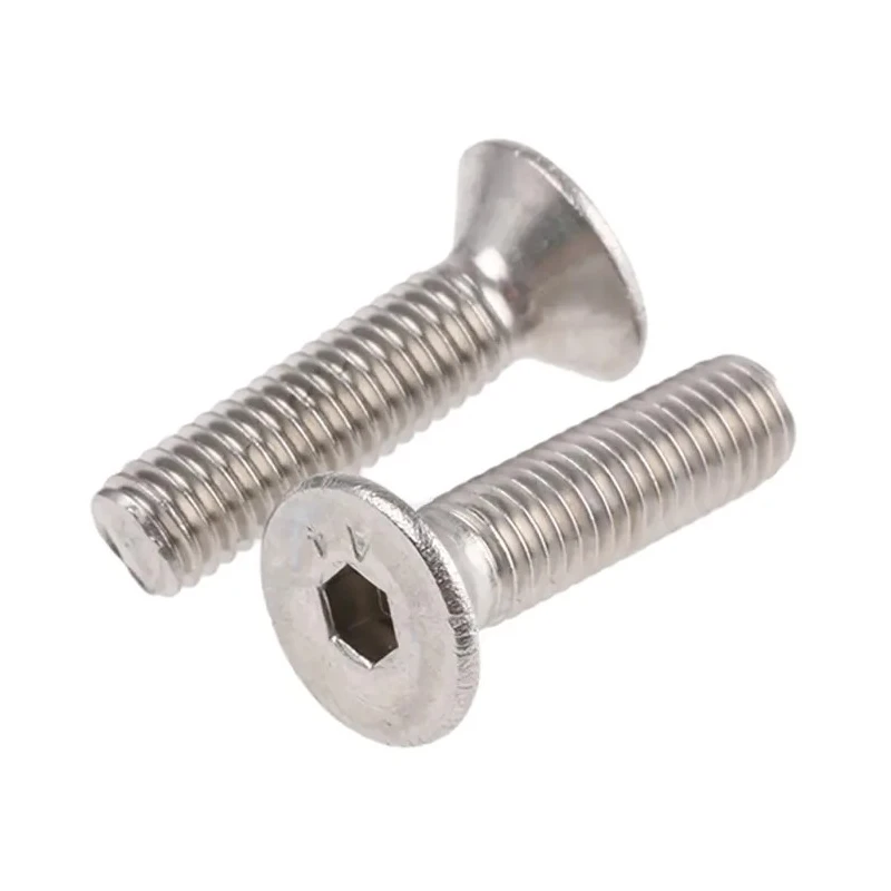 RS PRO Plain Stainless Steel Hex Socket Countersunk Screw M5 x 20 mm 232-8439