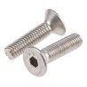 RS PRO Plain Stainless Steel Hex Socket Countersunk Screw M5 x 20 mm 232-8439