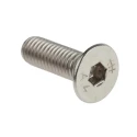 RS PRO Plain Stainless Steel Hex Socket Countersunk Screw M5 x 16 mm 232-8423