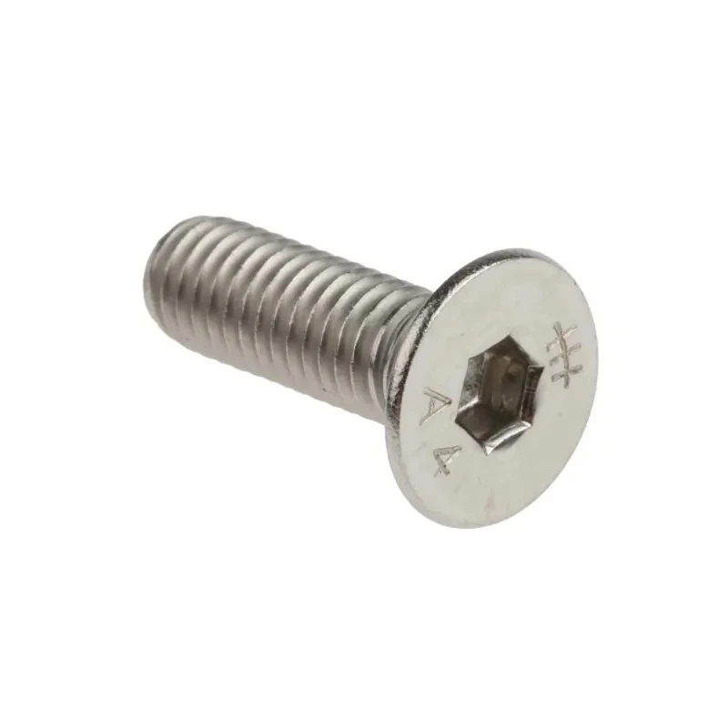 RS PRO Plain Stainless Steel Hex Socket Countersunk Screw M5 x 16 mm 232-8423