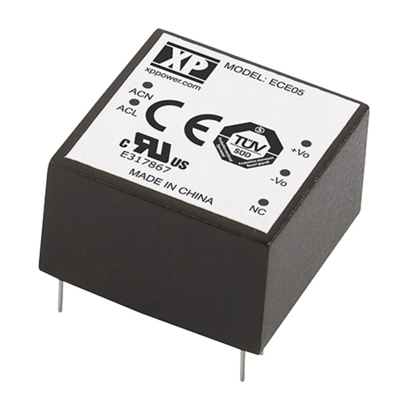 XP Power ECE05US09 Switching Power Supply, 9V DC, 5 W, PCB Mount, 264V AC Input