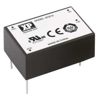 XP Power ECE10US15 Switching Power Supply, 15V DC, 10W, PCB Mount, Single Output, ECE10US15