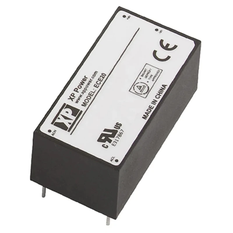 XP Power ECE20US24 Switching Power Supply 24V DC, 20W, PCB Mount, Single Output, 85–264V AC Input, ECE20US24