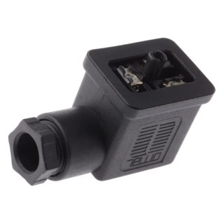 SMC Pneumatic Solenoid Coil Connector Male Indicator Light, 24V Voltage X31