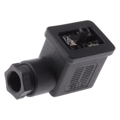 SMC Pneumatic Solenoid Coil Connector Male Indicator Light, 24V Voltage X31