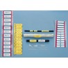 TE Connectivity Yellow Print Heat Shrink Label Sleeve, UV Resistant, TMS-CCUV-SLEEVE-4
