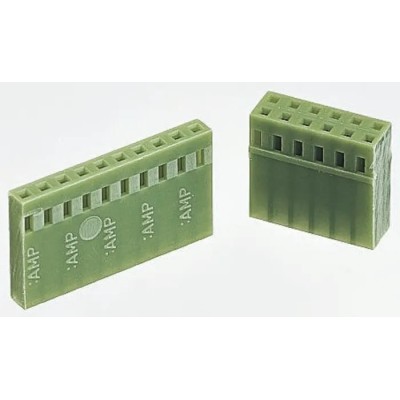 TE Connectivity AMPMODU MOD IV Female Connector Housing, 2.54 mm Pitch, 8 Way, 1 Row Straight 925366-8