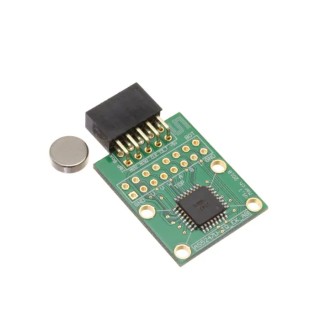 ams OSRAM Position Sensor Adapter Board AS5247U-TQ_EK_AB for AS5247U Magnetic Sensor, SPI Access, 4 x 2.6 mm Mounting Holes