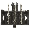 Molex Micro-Fit 3.0 Series PCB Header, Right Angle, Through Hole, 6 Contacts, 3 mm Pitch, Dual Row, Shrouded 43045-0600