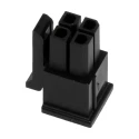 Molex Micro-Fit 3.0 Female Crimp Connector Housing, 4 Way, 3mm Pitch, 2 Row, Polyamide, Cable Mount, 43025-0400