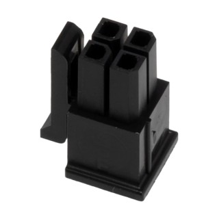 Molex Micro-Fit 3.0 Female Crimp Connector Housing, 4 Way, 3mm Pitch, 2 Row, Polyamide, Cable Mount, 43025-0400