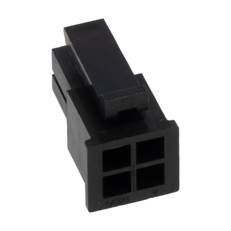 Molex Micro-Fit 3.0 Female Crimp Connector Housing, 4 Way, 3mm Pitch, 2 Row, Polyamide, Cable Mount, 43025-0400