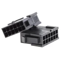 Molex Micro-Fit 3.0 Male Connector Housing, 12 Way, 2 Row, 3 mm Pitch, Panel Mount, 43020-1200