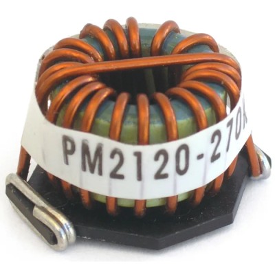 Bourns  Wirewound Surface Mount Inductor, Iron Core, 120μH ±10%, 5.8A, 2 Pins, 30.5mm Diameter, PM2120