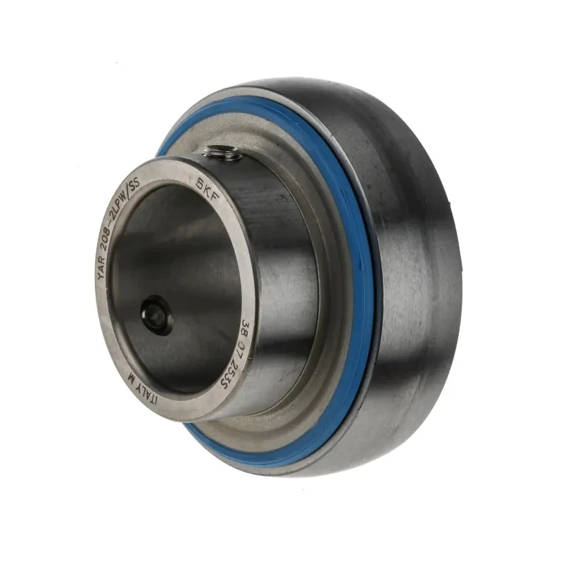 SKF Bearing Unit Insert Stainless Steel 40 mm ID 80 mm OD YAR 208-2LPW/SS
