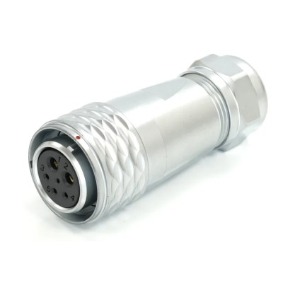 RS PRO Circular Connector 6 Contacts M20 Cable Mount Plug Female IP67 SF20 Series 500V Chrome Plated Brass 233-8178