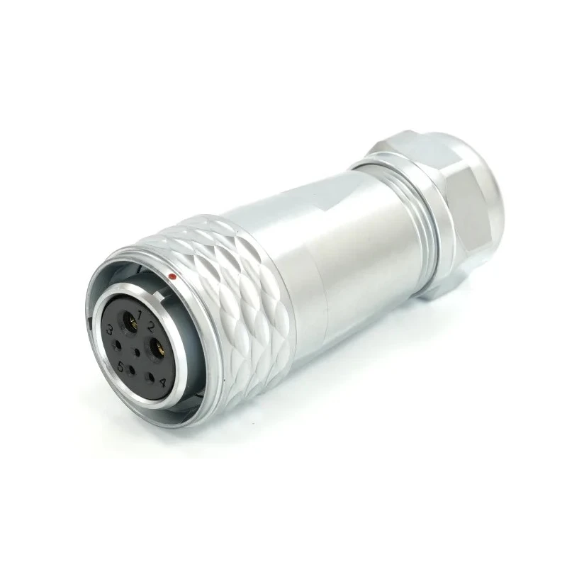 RS PRO Circular Connector 6 Contacts M20 Cable Mount Plug Female IP67 SF20 Series 500V Chrome Plated Brass 233-8178
