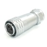 RS PRO Circular Connector 6 Contacts M20 Cable Mount Plug Female IP67 SF20 Series 500V Chrome Plated Brass 233-8178